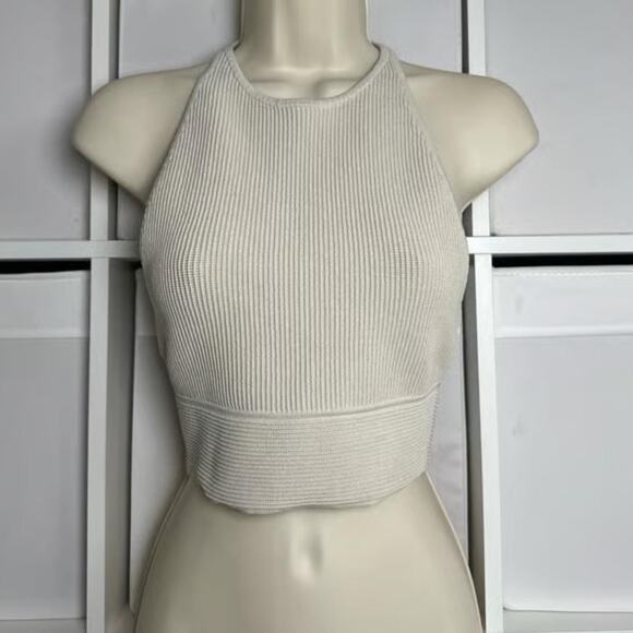 Aritzia Babaton Ribbed Crop Tank - Picture 5 of 6